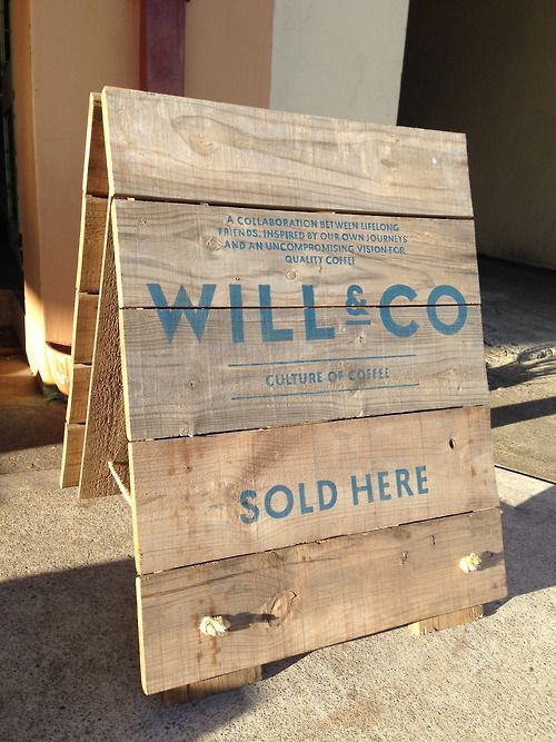 Will & Co A Frame Retail Signage