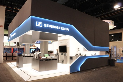 Sennheiser exhibition stand