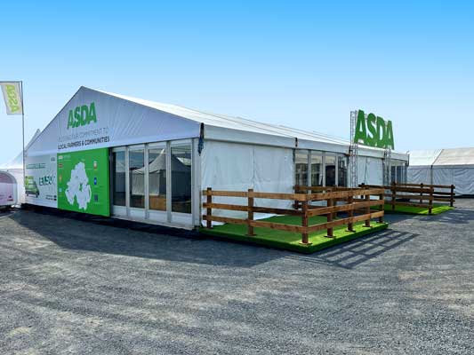 ASDA outdoor event construction