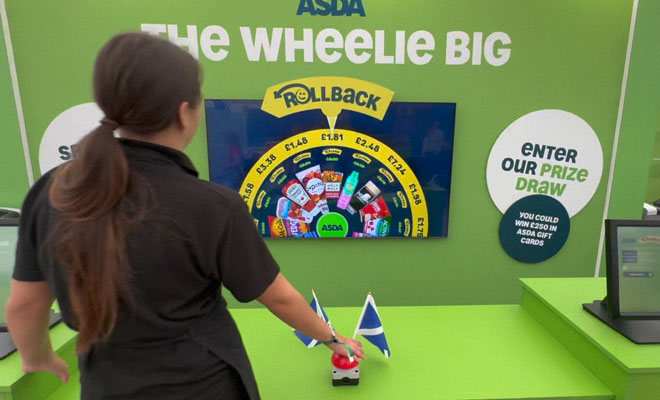 ASDA Interactive Rollback Spinwheel Game 2025
