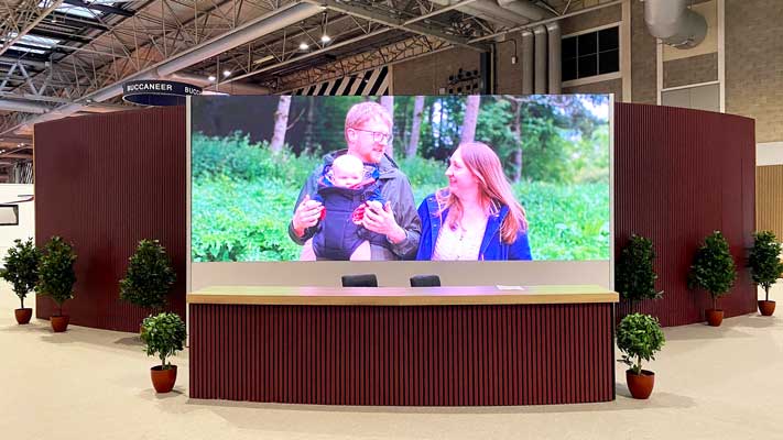 Elddis Custom Giant Screen/TV